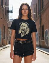 Blusa Black Sabbath Cropped Camiseta Baby Look Sf818 Blusa Black Sabbath Cropped Camiseta Baby Look Sf818