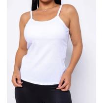 Blusa blusinha alça fina canelado com bojo feminina moda