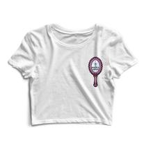Blusa Blusinha Cropped Tshirt Camiseta Feminina Espelho Girl