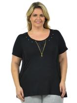 Blusa boa sorte plus size fenomenal