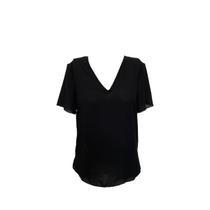 Blusa Bob Store Decote V Preto Blusa Bob Store Decote V Preto