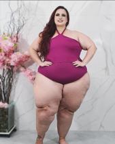 Blusa Body Bory Bori Maiô Plus Size color Bloguerinha Gringa Roupa Menina Manga Curta Várias cores Sem Bojo Anaruga Algodão
