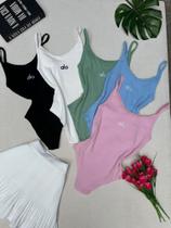 Blusa/Body Canelado Alças finas Tamanho Único Modinha Blusa/Body Canelado Alças finas Tamanho Único Modinha
