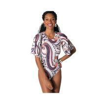 Blusa Body Manga Godê Alborg DeMillus 098029