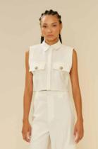 Blusa Bolsos Cropped Oh, Boy! Blusa Bolsos Cropped Oh, Boy!