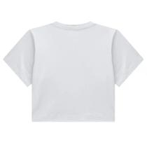 Blusa Boxy Menina Kukiê em Algodão cor Branca Blusa Boxy Menina Kukiê em Algodão cor Branca