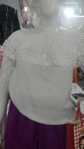 Blusa Branca Ciganinha