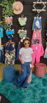 Blusa Buquê Lilás infantil feminino T/8 anos Blusa Buquê Lilás infantil feminino T/8 anos