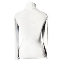 Blusa Cacharrel Branca Feminia Gola Alta Thamawey Tamanho:GG Blusa Cacharrel Branca Feminia Gola Alta Thamawey Tamanho:GG