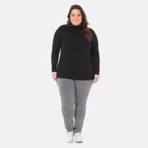 Blusa Cacharrel Gola Alta Clara Feminina Plus Size 1130
