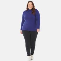 Blusa Cacharrel Gola Alta Clara Feminina Plus Size 1130
