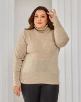 Blusa Cacharrel Plus Size Trico Inverno Blusa Cacharrel Plus Size Trico Inverno
