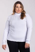 Blusa Cacharréu Feminina Manga Longa Plus Size Térmica Peluciada - Serena