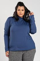 Blusa Cacharréu Feminina Manga Longa Plus Size Térmica Peluciada - Serena
