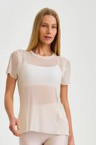 Blusa Caju Brasil de Tule Alongada Blusa Caju Brasil de Tule Alongada
