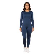 Blusa + Calça Térmica Peluciada Segunda Pele Frio Feminina