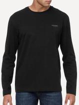 Blusa Calvin Klein Jeans Masculina Manga Longa CK New York Preta