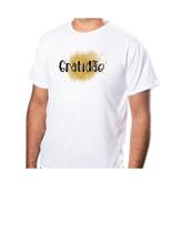 Blusa Camisa Ano Novo Unissex Estampa Gratidão Tecido 100% Poliéster