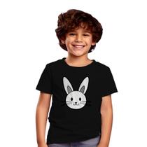 Blusa camisa camiseta infantil Juvenil Menino Menina pascoa coelho estampada