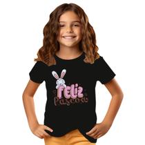 Blusa camisa camiseta infantil Juvenil Menino Menina pascoa coelho