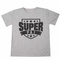Blusa Camisa Personalizada Frase Super Pai Estampada Adulto Ótimo Acabamento 100% Poliéster Blusa Camisa Personalizada Frase Super Pai Estampada Adulto Ótimo Acabamento 100% Poliéster
