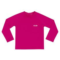 Blusa Camisa Térmica Praia Piscina Proteção Uv50+ Infantil Coloridas Lisas Tamanho 4 ao 12 - Everly