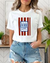 Blusa Camiseta Adulto Feminina Sardines Lata