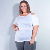 Blusa Camiseta Basica Feminina Plus Size Dry Fit - Fitmoda