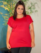 Blusa Camiseta Básica Feminina Plus Size Dry Fit Seca Rápido