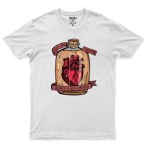 Blusa Camiseta De Algodão Feminina E Masculina Religiosa Guarde O Seu Coração