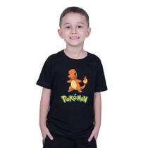Blusa Camiseta Do Pokemon Charmander Infantil - Reinaldo Store