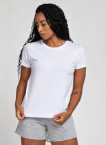 Blusa Camiseta Feminina Básica Algodão Premium Várias Cores - Universo Básico