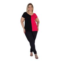 Blusa Camiseta Feminina Verão Manga Curta Barata Plus Size Moda Evangélica