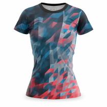 Blusa Camiseta Fitness Feminina Caminhada Academia Treino Proteção UV Ante suor
