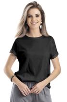 Blusa Camiseta Hering Feminina em Malha De Algodão Folha