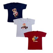 Blusa Camiseta Infantil De Menino Estampas Da Moda Atacado Verão Qualidade