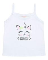 Blusa Camiseta Infantil Menina Regata Qualidade Verão Praia