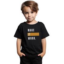 Blusa Camiseta Preta infantil de Crianças Juvenil Oversized Masculino