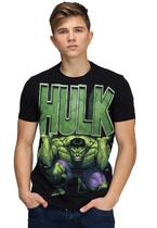 Blusa Camiseta Vingadores Hulk Herois Marvel Infantil