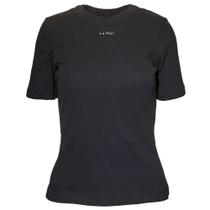 Blusa Canelada Colcci Manga Curta Blusa Canelada Colcci Manga Curta