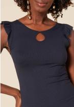 Blusa canelada