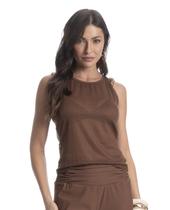 Blusa capuccino marrom