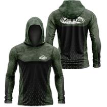 Blusa Capuz Pesca Camiseta Proteção Uv Explorer Verde Makis Tamanho:MCor:Capuz Explorer Verde