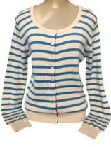 Blusa Cardigan Adulto Feminina E11146 Listrada Azul Claro - Endless