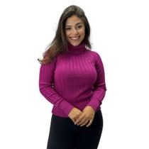 Blusa Carmene de Lã Gola Alta Manga Longa Feminina Blusa Carmene de Lã Gola Alta Manga Longa Feminina
