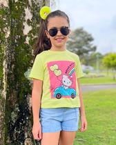Blusa Carro Hello Kitty Strass Momi