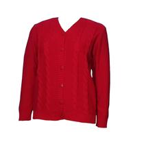 Blusa Casaco Fem Plus Size Lã Tricot De Frio 124A