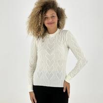 Blusa Cellus Tricot Manga Longa Casual Feminina