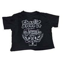Blusa Charlie Brown Jr Cropped Camiseta Baby Look Feminino Sf808