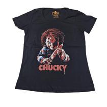 Blusa Chucky Boneco Assassino Camiseta Baby Look Bo2055